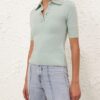 Rebellion Embellished Polo i mintgrönt online Rebellion Embellished Polo i mintgrönt online