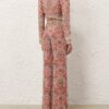 Rebellion Flare Byxor Rust Floral Online Rebellion Flare Byxor Rust Floral Online