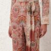 Rebellion Flare Byxor Rust Floral Online Rebellion Flare Byxor Rust Floral Online