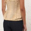 Rebellion Frayed Corset Cream Online