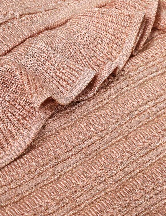 Rebellion Frill Cami Metallic Rose Gold Online Rebellion Frill Cami Metallic Rose Gold Online