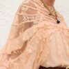 Rebellion Splice Billow Blouse Peach Online