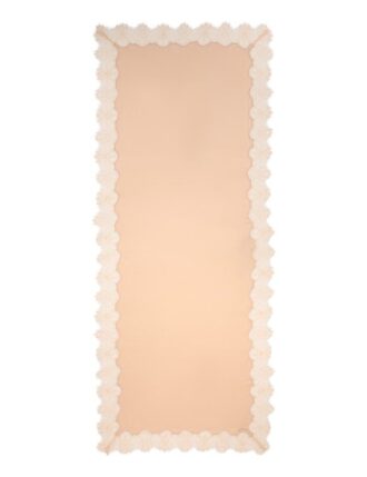 Spetsstola i siden i färgen Peach online