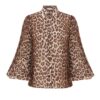 Sunray Collared Shirt Leopard Online Sunray Collared Shirt Leopard Online