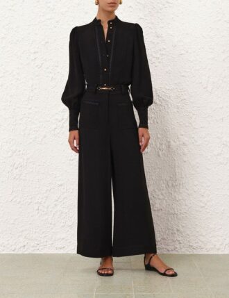 Trim Culotte-byxor i svart online Trim Culotte-byxor i svart online