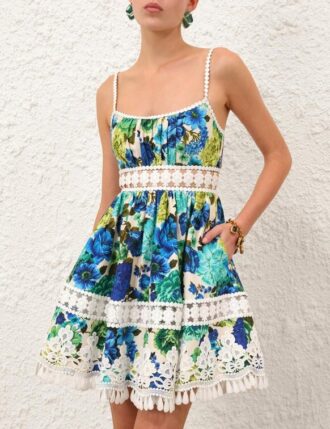 Wanderlust Billow Klänning Tapestry Teal Multi Online