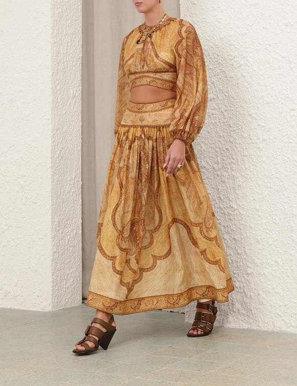 Wanderlust-livstycke Tapestry Mustard Multi Online Wanderlust-livstycke Tapestry Mustard Multi Online