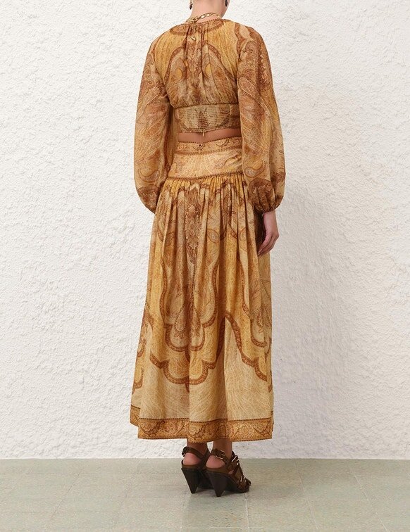 Wanderlust-livstycke Tapestry Mustard Multi Online Wanderlust-livstycke Tapestry Mustard Multi Online