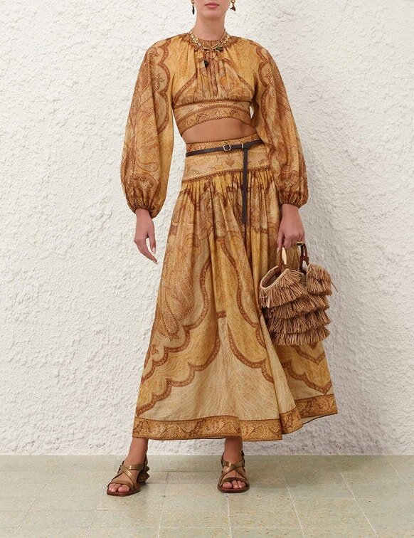 Wanderlust-livstycke Tapestry Mustard Multi Online Wanderlust-livstycke Tapestry Mustard Multi Online