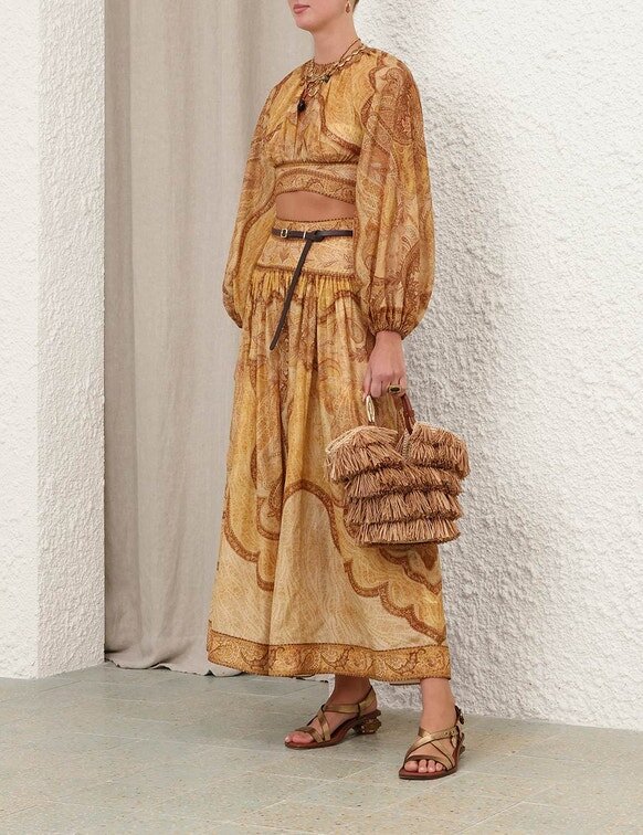 Wanderlust-livstycke Tapestry Mustard Multi Online Wanderlust-livstycke Tapestry Mustard Multi Online