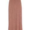 Wanderlust Metallic Midi Kjol Metallic Dusty Rose Online