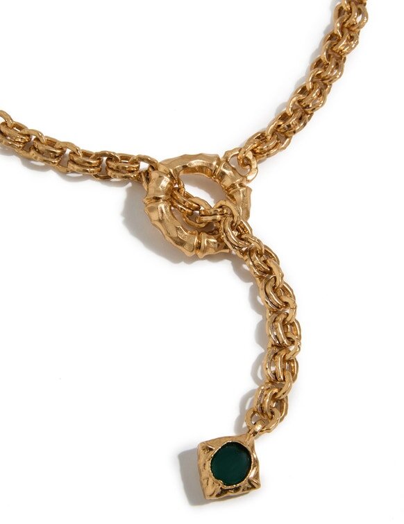 Wisp-halsband i antikguld online Wisp-halsband i antikguld online